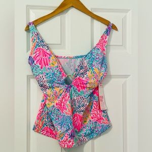 Lilly Pulitzer Splash-Dance Brenta Tankini Top